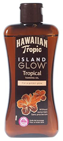 Hawaiian Tropic Island Glow Tanning Oil 200ml Bräunendes Sonnenöl Kokos Exotic (1)
