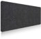 Schreibtischunterlage Filz Mauspad Groß, 80x40cm Rutschfeste Filz Schreibtischmatte Desk Mat, Spielen Schreibunterlage Schreibtisch für Studenten Rutschfeste Matte Office Desktopschutz (Grau)