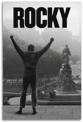 Krem Rocky Poster, Wandkunst, Leinwand, Geschenk für Freunde, Schlafzimmer, Wohnzimmer, Dekoration, modern, ästhetisch, 30 x 45 cm, ungerahmt