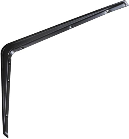 SOTECH Regalkonsole RK15 schwarz 370 x 271 mm | Regalwinkel Regalträger Wandkonsole Regalhalter Konsole Winkel Regalhalterung