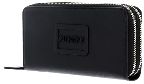 VALENTINO Trafalgar VPS7QU47 Zip Around Wallet; Farbe: Schwarz, Schwarz, Talla única, Casual