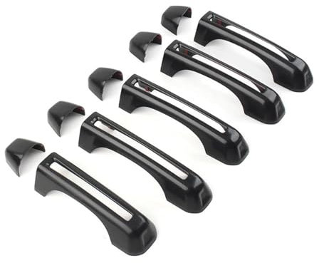 Auto Außentürgriff Für E36 E34 E32 3 5 7 Serie Auto Außen Set X 4 Türgriff Gummi Dichtungen Auto Türgriff Blenden (Farbe : New Front Pair)