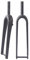 Forcella Rigida for Bici da Strada 700C Forcelle Rigide for Bici Gravel in Carbonio Freno A Disco Forcelle Anteriori 1-1/8'' Tubo Dritto/Conico ASSE Passante 12x100mm(Matte Black,Straight)