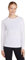 Mountain Warehouse IsoCool Dynamic Womens Top - Comfortable Ladies Tshirt, Long Sleeve Top, Lightweight, Fast Dry, Breathable - for Spring Summer, & Travelling White Women's Size 18