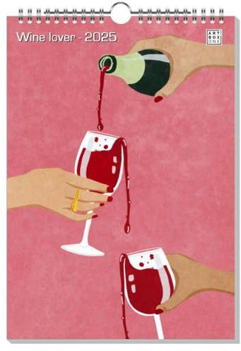 artboxONE Kalender 2025 Wine Lover Wandkalender A4 2025 Essen & Trinken/Alkohol