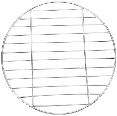 SECFOU 38cm Cooking Grill Grates Round Barbecue Grill Mesh Stainless Steel Net BBQ Grate for Outdoor Camping