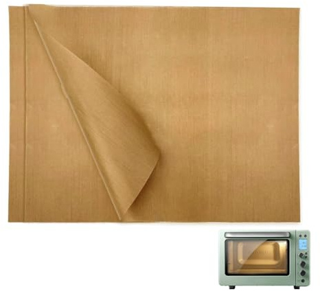 Set von 3 Stück, Premium Backpapier Wiederverwendbar 30x40cm für Backofen und Grill – Antihaft Mehrweg Backmatte, Hitzebeständig bis 260 Grad, Kältebeständig bis -150 Grad, für BBQ und Küche