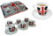 Set 6 Tazzine Da Caffè Con Piattino Tazzine da Caffè senza Piattino Tazzine Sardegna Set 6 con Piatto Porcellana Ceramica in Scatola Regalo (CON PIATTINO)