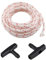 Starterseil Rasenmäher,10-Meter Seilzugstarter Seilzug Zugseil,Starter Seil 3 mm Rückstoßstarterseil,Schnur with 2 Griff Ersatz Zubehör,for Wäschespinne,Kettensäge Ziehen,Bürstenschneider