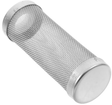 Milisten Stainless Steel Aquarium Filter Guard Mesh Tube Water Filtration Protector for Fish Tank Intake Strainer Safe Shrimp Tube Guard Metal Filter Tool