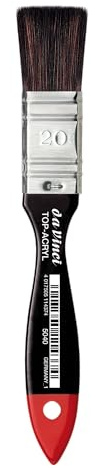 Da Vinci 5040 Series Top-Acryl Brush, Synthetic Fiber, Black/Red, 16.5 x 2 x 30 cm