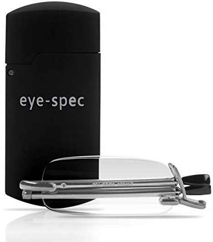 eye-spec Faltbare Lesebrille mit Mini-Etui für Herren und Damen | Klappbares Taschenformat Design in 7 Farben und verfügbar in 9 Sehstärken