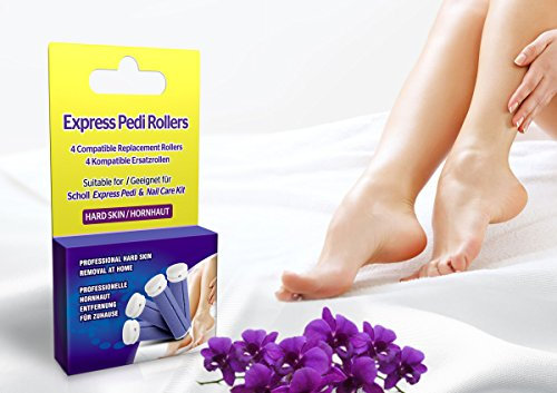 Express Pedi Roller, Nachfüllpack für Hornhautentferner, kompatibel mit Scholl