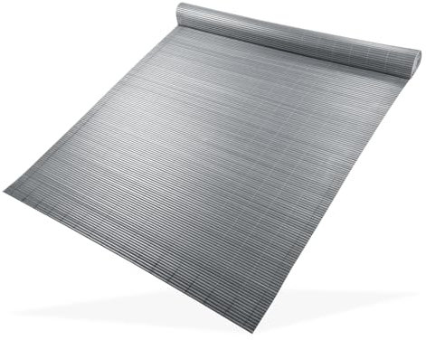 Sichtschutzmatte Sichtschutz Balkonsichtschutz Garten Matte 140x500 cm PVC grau
