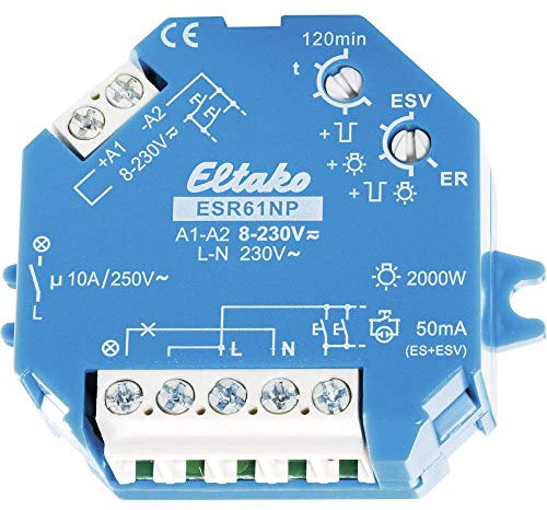 Eltako Stromstoßschalter 1S ESR61NP-230V+UC Nicht Pot.frei 10A Installationsrelais 4010312107911