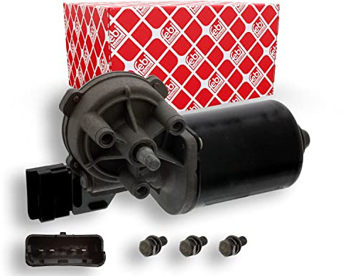 febi bilstein 38800 Scheibenwischermotor mit Anbaumaterial, 1 Stück | Kompatibel mit: PEUGEOT 206 CC, 206 Schrägheck, 206 Stufenheck, 206 SW, 206+
