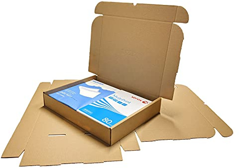 W.E. Roberts Royal Mail Small Parcel box, Shipping Boxes (449x349x79mm) Postal boxes, cardboard boxes for posting, boxes for gifts Packaging Box, Postage box (Pack of 5)