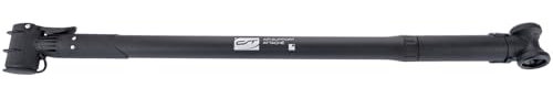 CONTEC Rahmenpumpe Air Support Attaché Bis 8 bar/120 psi, für alle Ventile, Kunststoff, Rahmenklemmung SB-verpackt, 3 verschiedene Einbaulängen, mit Universalventilkopf, schwarz, 580-514mm Einbaubreite, Gr. L