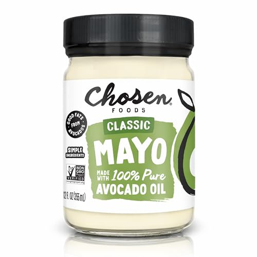 Chosen Foods Classic Avocado Oil Mayonnaise, 12 Fl Oz (Pack Of 1)