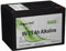 Llampec - Batteria per recinto elettrico, 9 V, 75 Ah, colore nero