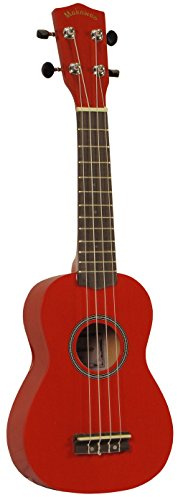 Makwao - UK-10 Rot Sopran Ukulele 21 Zoll - Aquila Saiten
