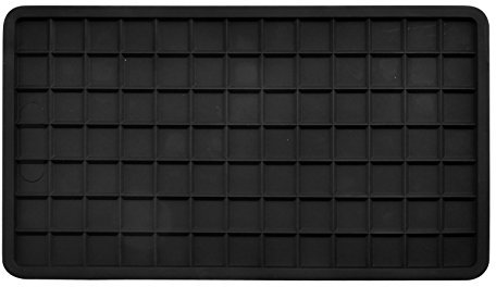 Home Very Clean Tappetino per Appoggio Ferro da Stiro, Nero