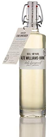 BIRKENHOF Brennerei | Alte Williams Birne - feine holzfassgereifte Spirituose | (1 x 0,5l ) - 40 % vol.