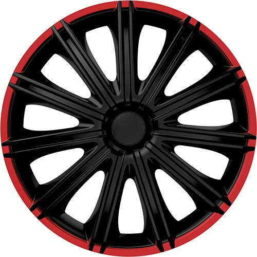 Cardesign-Tom 4 x RADKAPPEN RADZIERBLENDEN Nero R 15 Zoll Satz Set