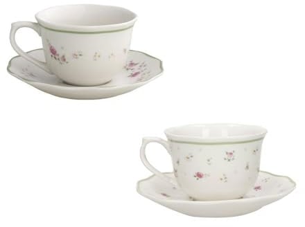 Brandani 53411 Tazza The Con Piattino Nonna Rosa