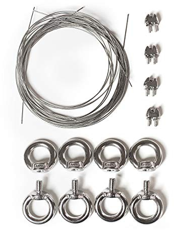 Foxydry Kit, Stahlseile für Installation Air | Aufhängeseile, für hohe oder schräge Decken