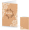 Logbuch-Verlag 10 Menükarten zum Bedrucken & Beschriften Hochzeit Geburtstag weiß Kraftpapier beige cremefarben