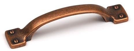96mm Antique Copper Cupboard Handle Aged Rustic D-Bar Kitchen Cabinet Door Drawer Pull