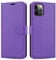 iCatchy for iPhone 12 Case/iPhone 12 Pro case Leather Wallet Book Flip Folio Stand View Case Compatible with iPhone 12 / iPhone 12 Pro (6.1'') Phone Cover (Purple)