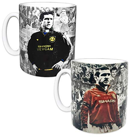 fan originals Manchester Football Legends of United Eric Cantona 2 Pack Ceramic Mug