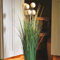 Garden Mile Artificial Grass Tails Plant Large Fake White Pom Pom Flowers Bunny Tail Grass Indoor Home Decoration Dining Table Decoration 70cm Faux Grass Plant