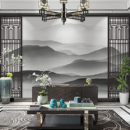 5d atmosphère TV fond papier peint salon paysage peinture mur tissu faux écran salon de thé papier peint non-tissé-140cmx100cm