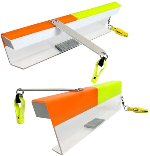 Rhino Premium Flexiboard Schlepp-Angelzubehör, orange/gelb, Einheitsgröße