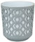Home Garden Ornaments Mixed Plant Pots Indoor 25cm Diameter – Decorative Plant Pot Cover Grey with Flower Pot White – Plastic Plant Pot – Flower Pots Outside (Ø25cm, Grey+White)