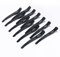 AIMIKE 12Pcs Haarklammern Friseurbedarf, Professionelle Haarclips zum Stylen und Schneiden, Rutschfeste Haarklammern mit Silikonband, No-Trace Abteilklammern Friseur für Dickes und Dünnes Haar