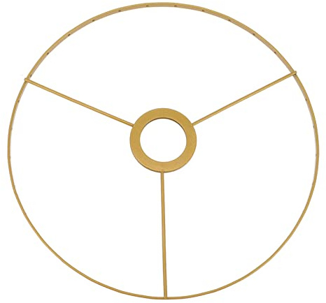 Uonlytech Lampenschirm Ring 50cm Lampenschirm Metallring mit Lampenschirmgestell Lampenringe Set Metalllampenschirm Tischlampenschirm Ersatzlampenschirme Drahtring für Basteln von Ersatzschirm