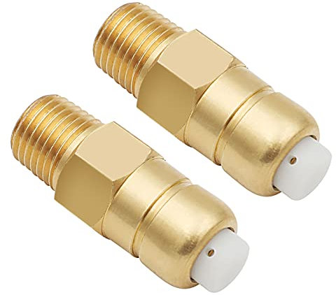 2 Pieces Thermal Release Valve for Pressure Washer Pump, 1/4 Inch NPT Thermal Relief Valve, Replacement Pump Protector 678169004, 678169002 and 678169001, 208673GS, 21783GS, 194298GS and B3090GS