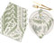 Yibeas Blätter und Kräuter Stoffservietten Set mit 4 weichen Buchsbaum, Samen Eukalyptus, Farn, Maidenhair Floral Vintage Style Waschbar und Wiederverwendbar Dinner Servietten für Hochzeiten Partys