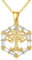 YDD Tree of Life Necklace 9ct Solid Gold Family Tree Necklace with Celtic Knot, Hexagon Pendant Mothers Day Gifts for Mum Girlfriend Wife Her 16+1+1 inch
