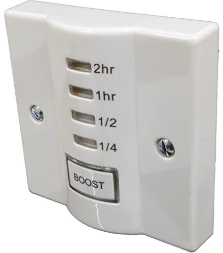 2 Hour Boost Timer for Immersion Heater Hot Water Radiator 3kW and Lighting upto 1kW - Including 80W LED