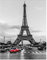 DCIDBEI Square Diamond Painting Eckige Steine 40x50 cm Diamond Painting Bilder Groß DIY 5D Diamant Malerei Malen nach Zahlen Kreuzstich Stickerei Landschaft Eiffelturm Paris in Regen Puzzle Strass