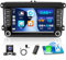 DAB/DAB+ Android 13 Autoradio mit Wireless Carplay Android Auto für VW Golf 5 6 Polo Passat Jetta Skoda Seat, 7 Zoll Bildschirm Touch Display Radio Bluetooth mit GPS/FM/RDS/WiFi Canbus Rückfahrkamera