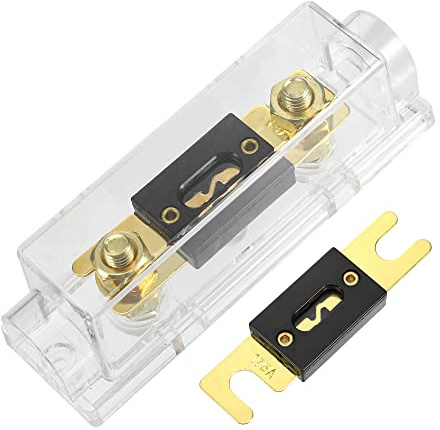 X AUTOHAUX Porte-fusibles ANL pour voiture avec 2 fusibles 175 A