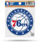 Rico Industries NBA Basketball Philadelphia 76ers Primary 10,2 x 10,2 cm Sport-Aufkleber