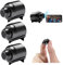 ViCUULY Mini telecamera WiFi 1080P HD – visione notturna inclusa, telecamera di sorveglianza IP wireless, monitoraggio remoto con grandangolo a 160°, micro baby monitor (3 pezzi)