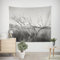 EHOMERY Wandbehang Mit Motiv Wanddeko Toter Baum Wandteppich Kinderzimmer Junge Wandtuch Deko Wohnzimmer Schlafzimmer Wandbehang Dekoration 240x220cm